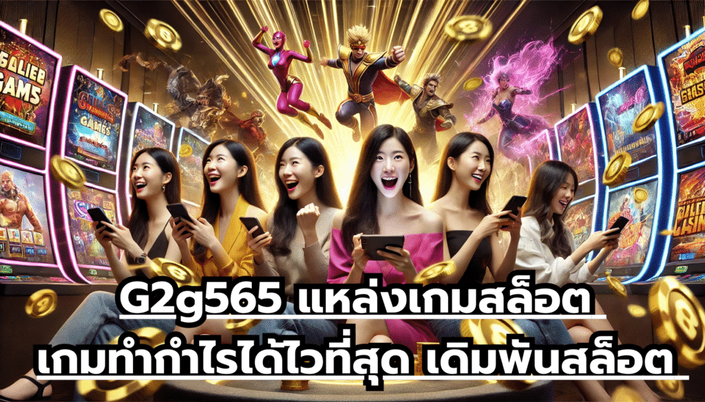 G2g565 แหล่งเกมสล็อต เกมทำกำไรได้ไวที่สุด เดิมพันสล็อต สนุกสนาน ได้ทุกที่ ทุกเวลา