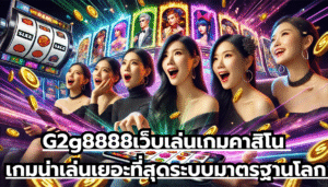 G2g8888เว็บเล่นเกมคาสิโน เกมน่าเล่นเยอะที่สุด ระบบมาตรฐานโลก เกมทำเงินไว จ่ายโบนัสเยอะ
