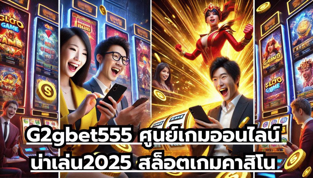 G2gbet555 ศูนย์เกมออนไลน์ น่าเล่น2025 สล็อต เกมคาสิโน ยอดนิยมมาก โบนัสจัดเต็ม