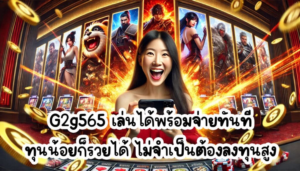 G2g565 เล่นได้พร้อมจ่ายทันที ทุนน้อยก็รวยได้มีรางวัล ไม่จำเป็นต้องลงทุนสูง-4